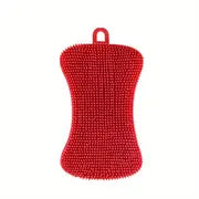 Silicone Scrubber Dishwashing Brush for Kitchen Cleaning