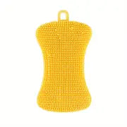 Silicone Scrubber Dishwashing Brush for Kitchen Cleaning