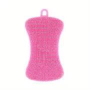 Silicone Scrubber Dishwashing Brush for Kitchen Cleaning